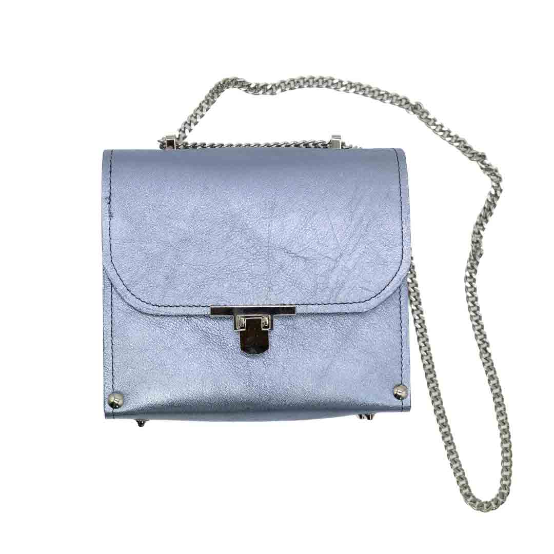 Silver Classic Clutch