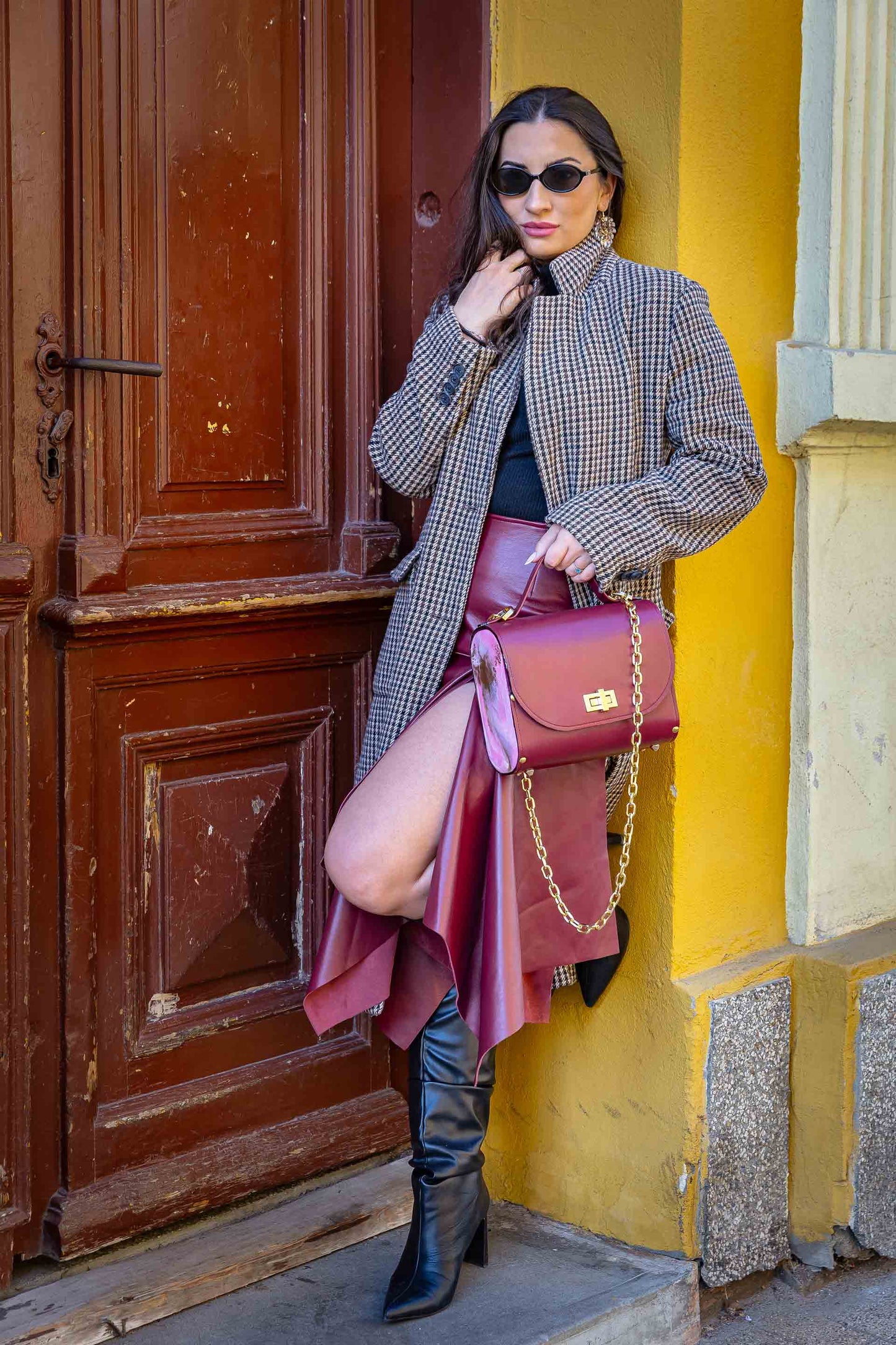 Golden Petal Bag