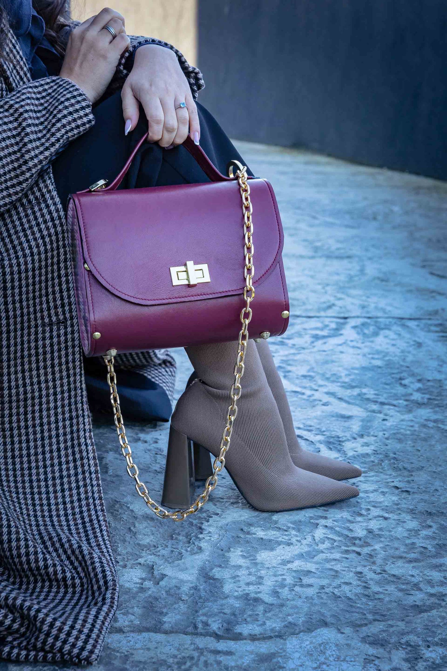 Golden Petal Bag