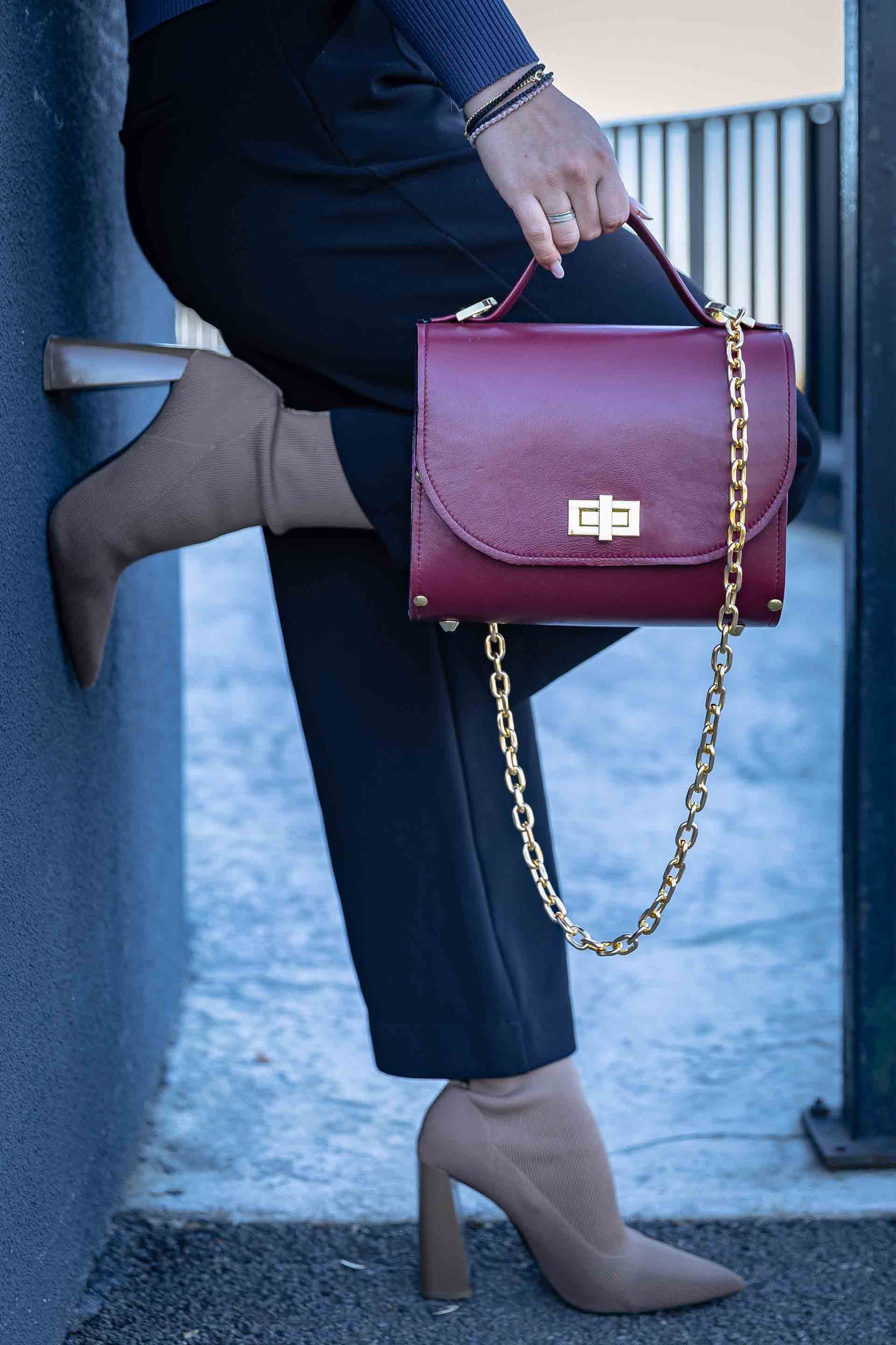 Golden Petal Bag