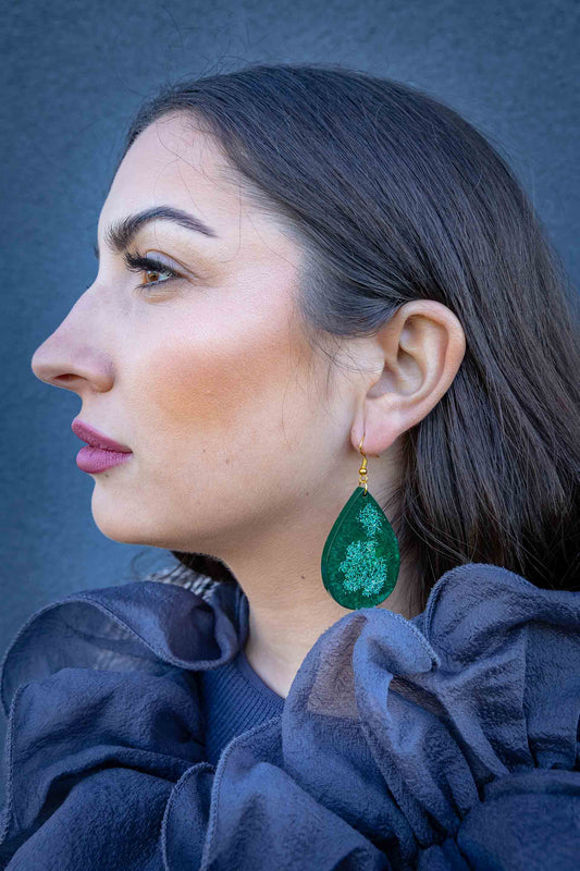 Emerald Drop Earrings