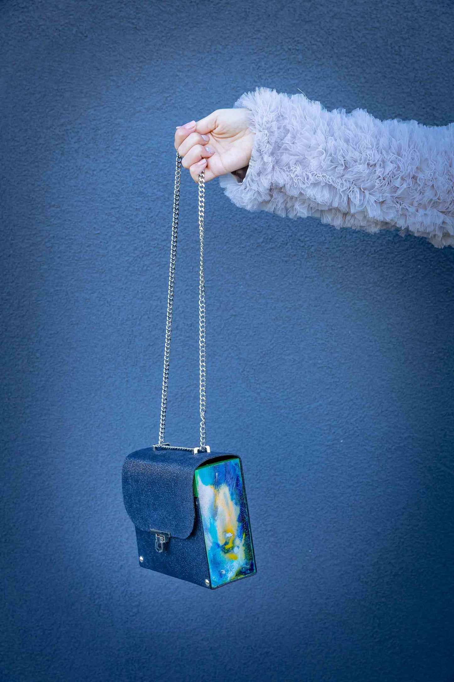 Black Shimmer Clutch