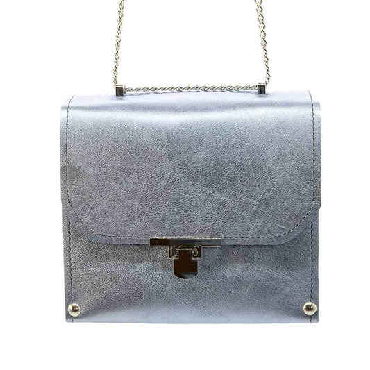 Silver Classic Clutch